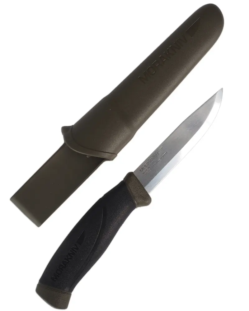 Mil-Tec Mora FT10128 Cuchillo Bushcraft para Camping y Supervivencia