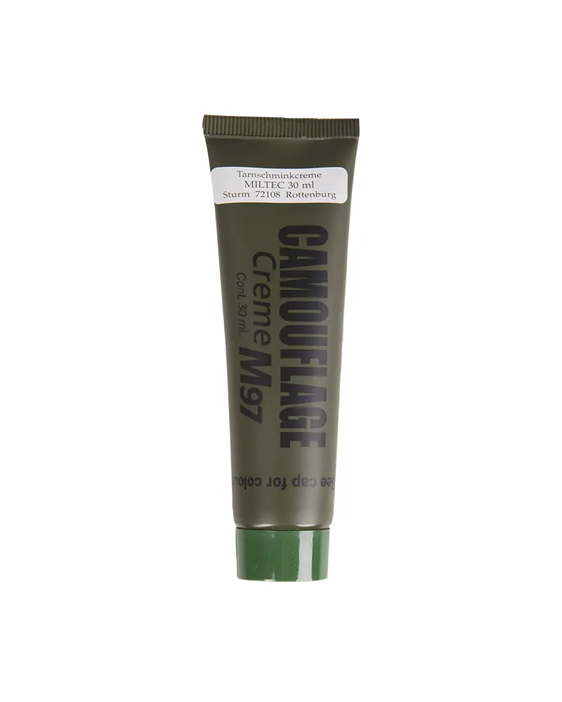 Mil-Tec NATO Crema Camuflaje Verde Militar 30g - Pintura Facial Táctica