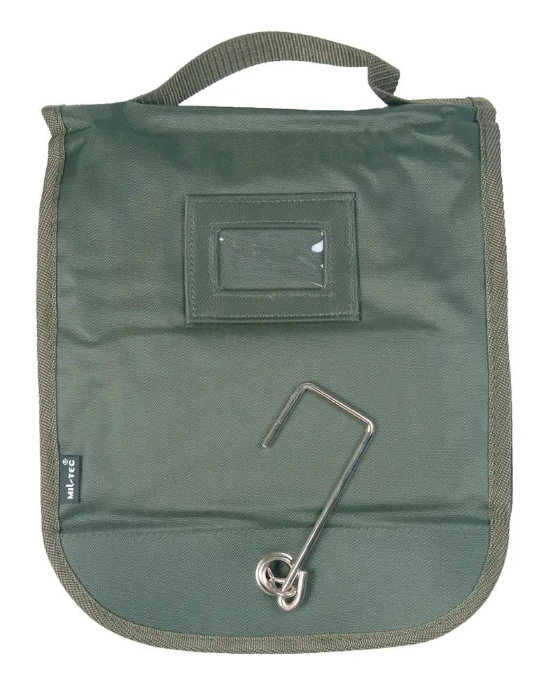 Mil-Tec Neceser Militar con Espejo Integrado Color Oliva - Organizador Táctico Resistente
