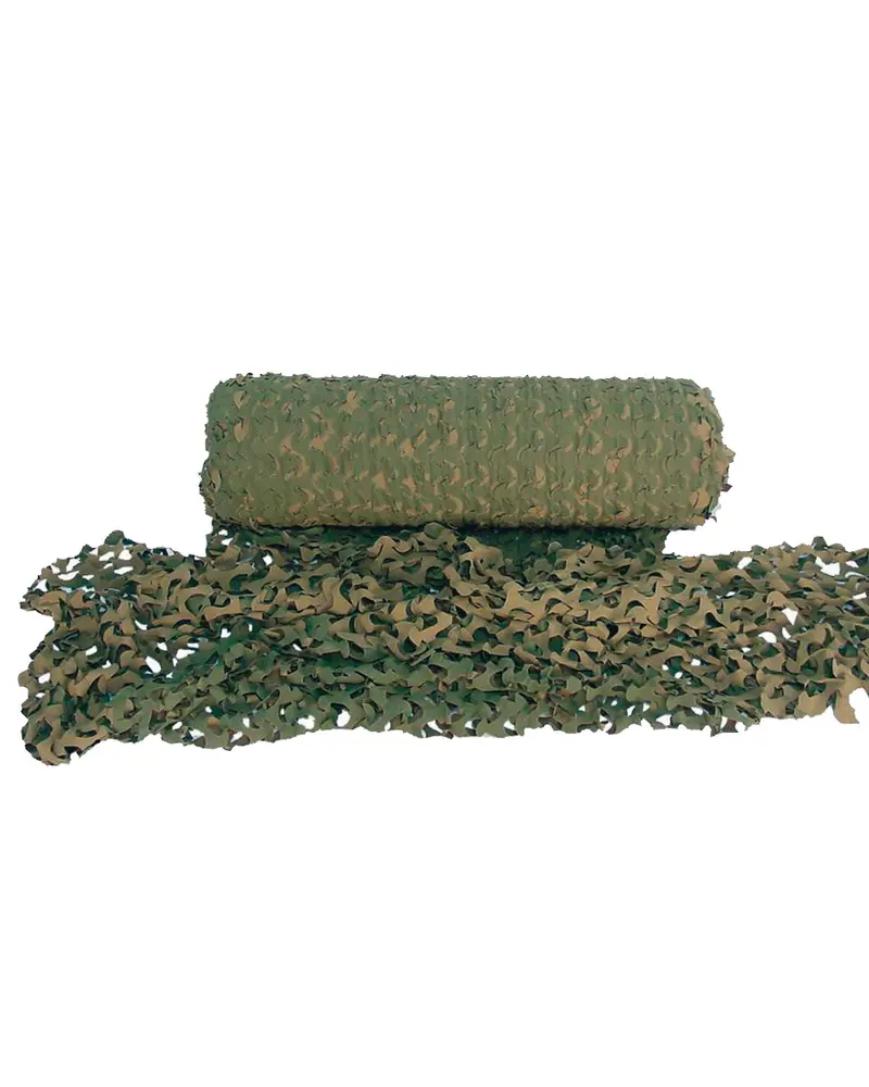 Mil-Tec Netz Basic Bulk Red de Camuflaje Woodland 2,4x78m - Rollo Completo