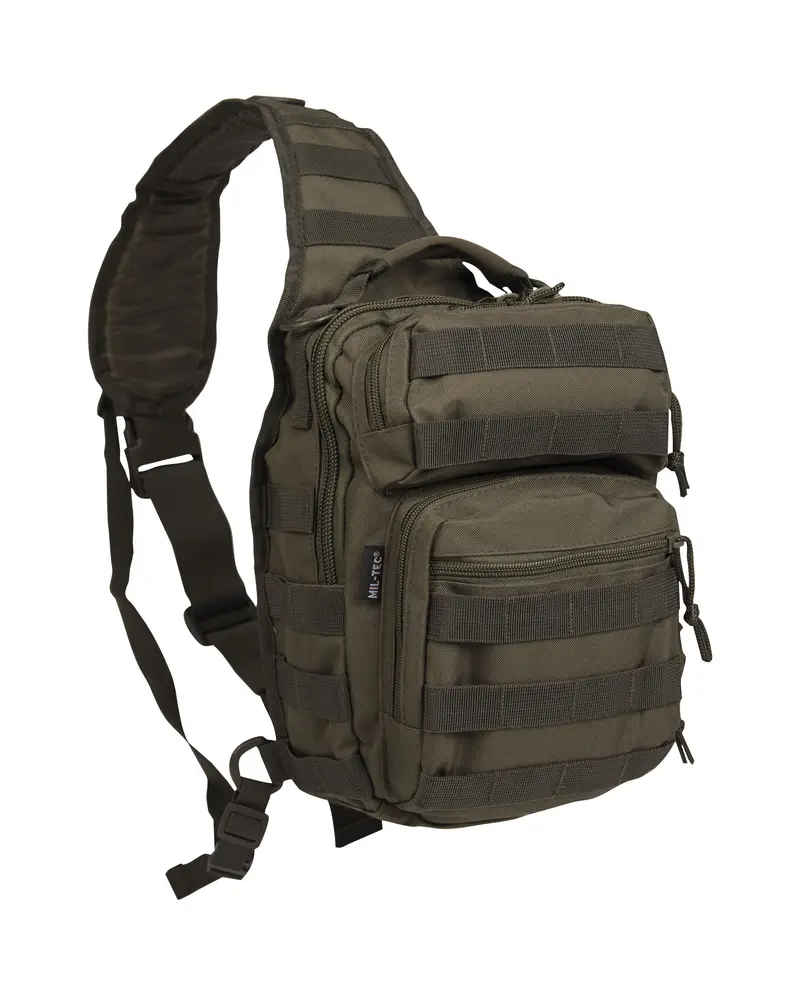 Mil-Tec One Strap Assault Pack SM Oliv - Mochila Táctica Militar Verde Oliva