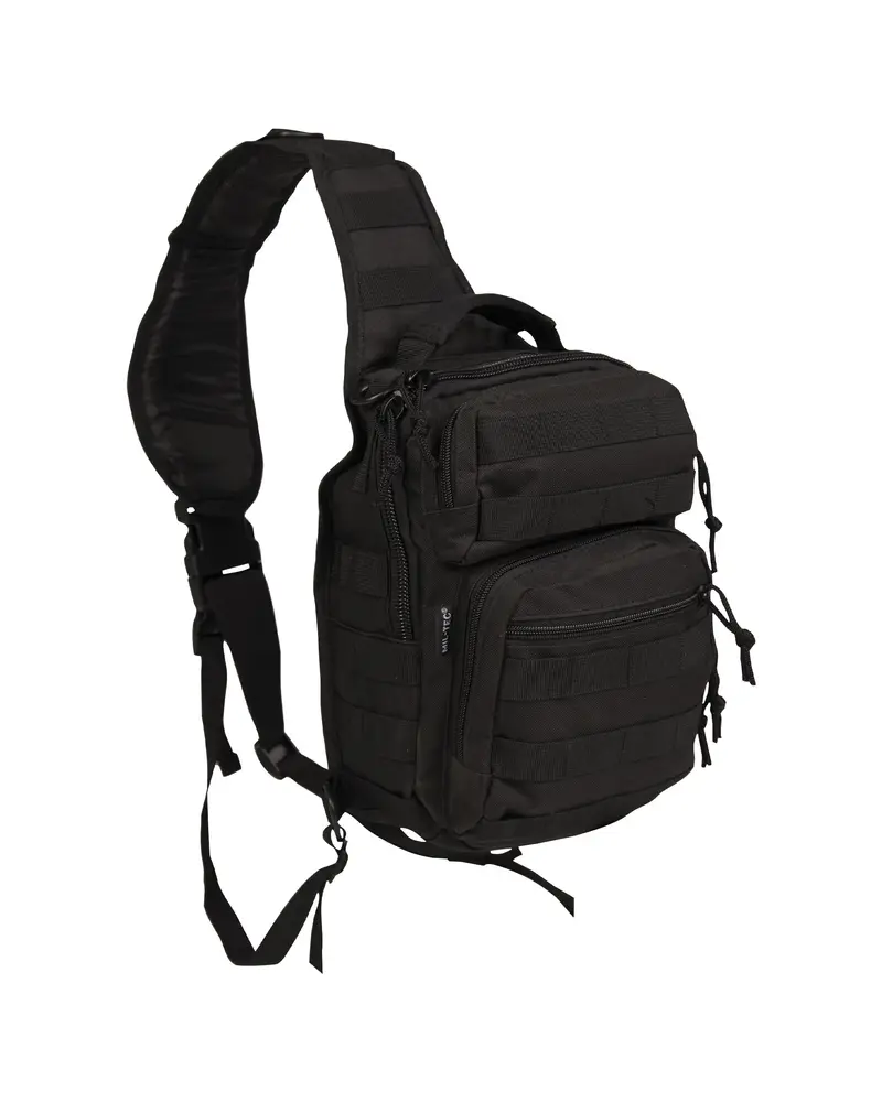 Mil-Tec One Strap Assault Pack Small Negro - Mochila Táctica Militar