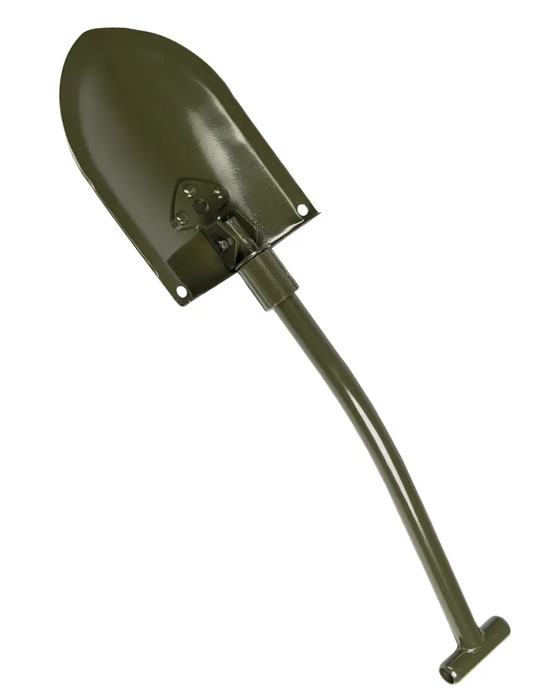 Mil-Tec Pala Plegable de Acero - Herramienta Táctica Compacta y Resistente