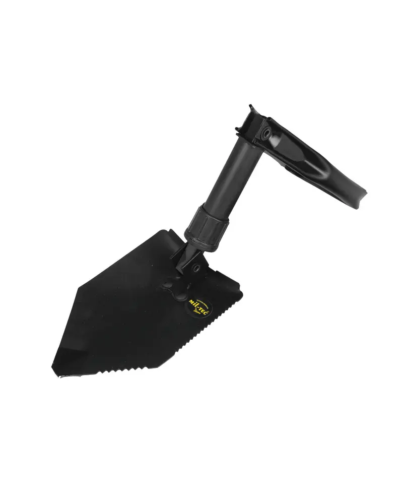 Mil-Tec Pala Plegable Militar Dreifachspaten con Funda - Herramienta Táctica Compacta