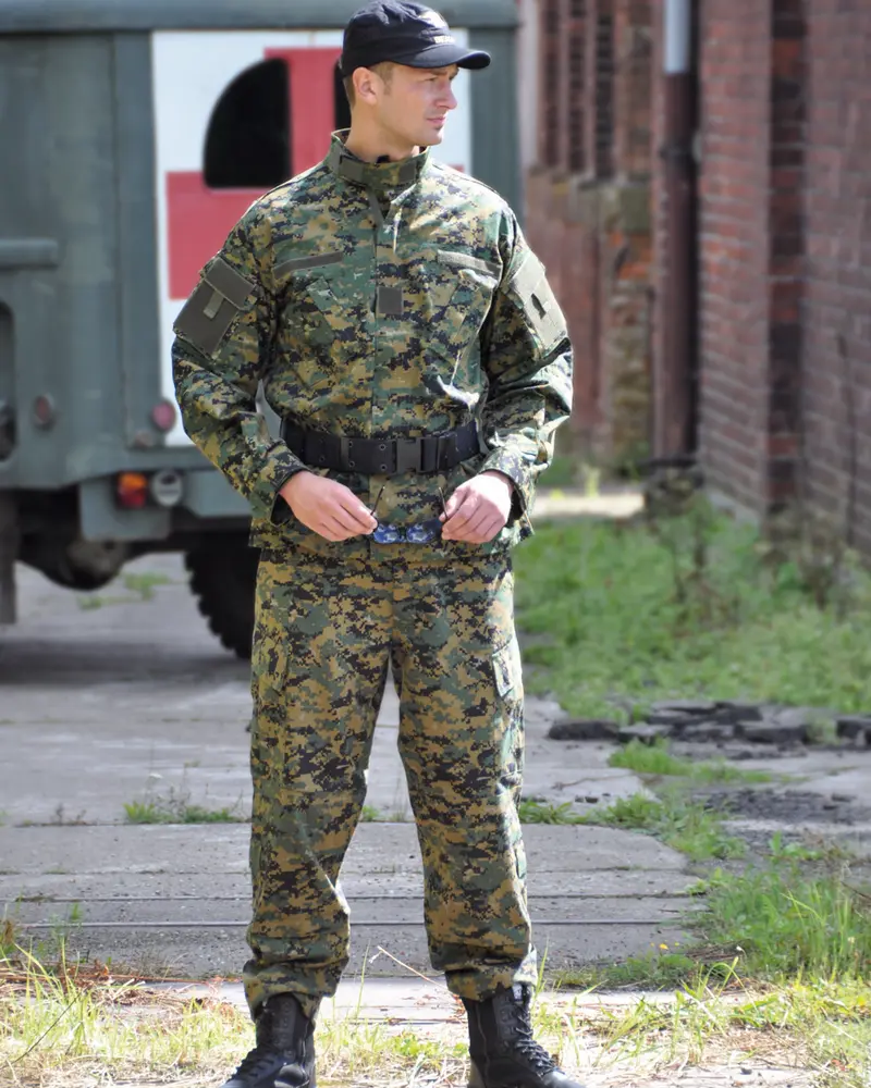 Mil-Tec Pantalón Militar ACU Digital Ripstop - Pantalón Táctico Camuflaje
