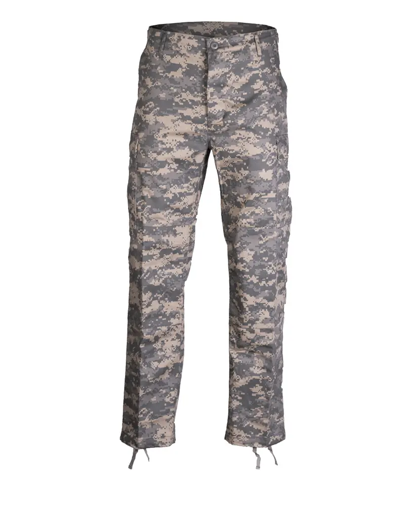 Mil-Tec Pantalón Militar BDU AT-Digital - Pantalón Táctico Campo