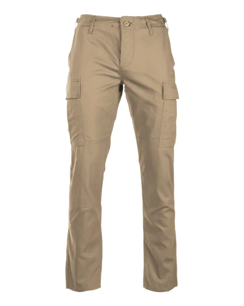 Mil-Tec Pantalón Militar US BDU Slim Fit Khaki - Estilo Táctico Moderno