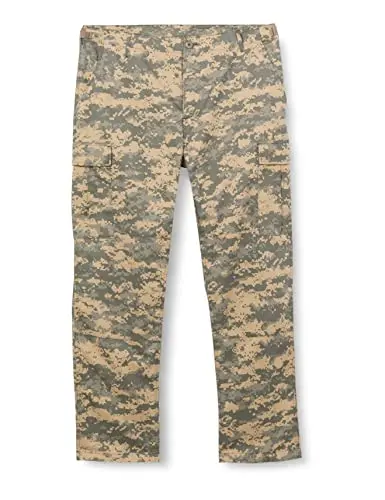 Mil-Tec Pantalón Táctico BDU AT Digital - Pantalón Militar Resistente