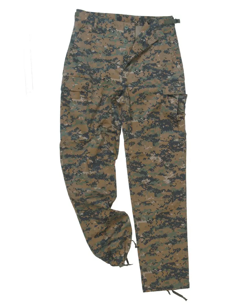 Mil-Tec Pantalón Táctico BDU Digital Woodland - Pantalón Militar Resistente