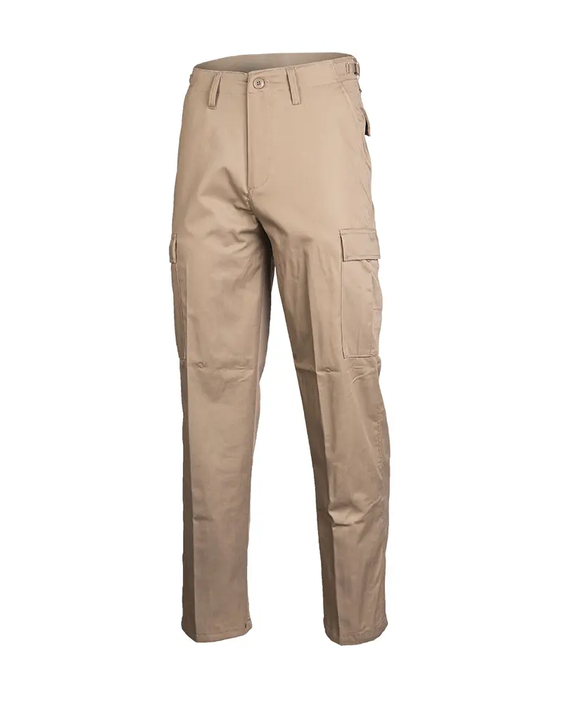 Mil-Tec Pantalones US Ranger BDU Khaki - Estilo Militar Táctico