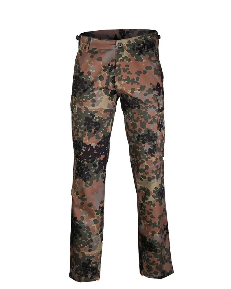 Mil-Tec Pantalones US Ranger BDU Straight Cut Camuflaje Flecktarn
