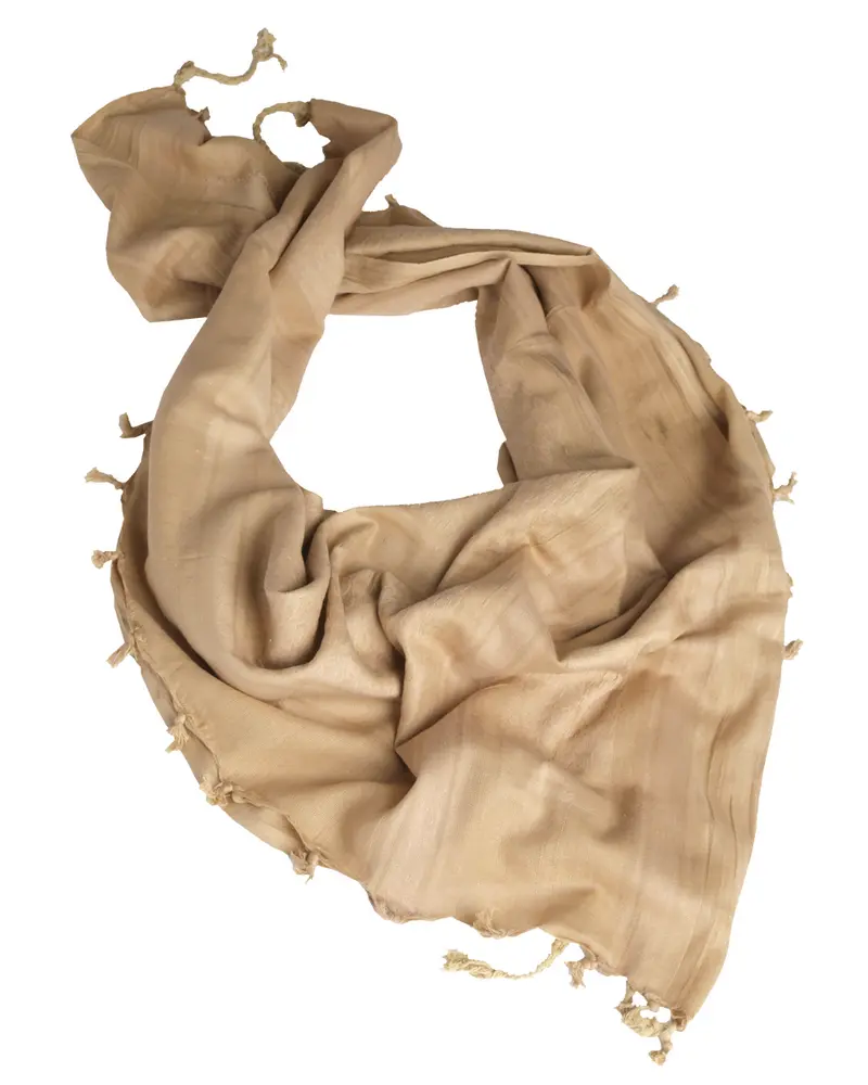 Mil-Tec Pañuelo Shemagh Táctico 110x110cm Color Coyote - Protección Multiuso Outdoor