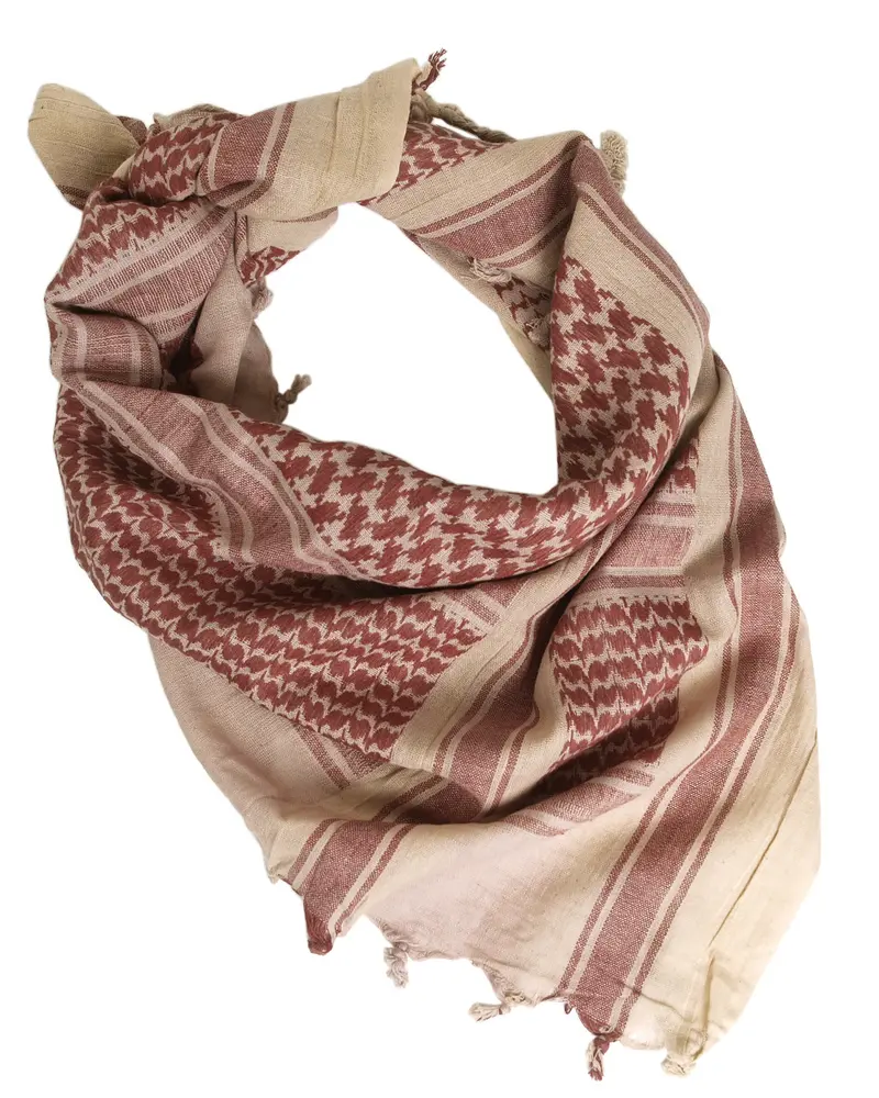 Mil-Tec Pañuelo Shemagh Táctico 110x110cm Coyote Brown - Halstuch Militar Unisex