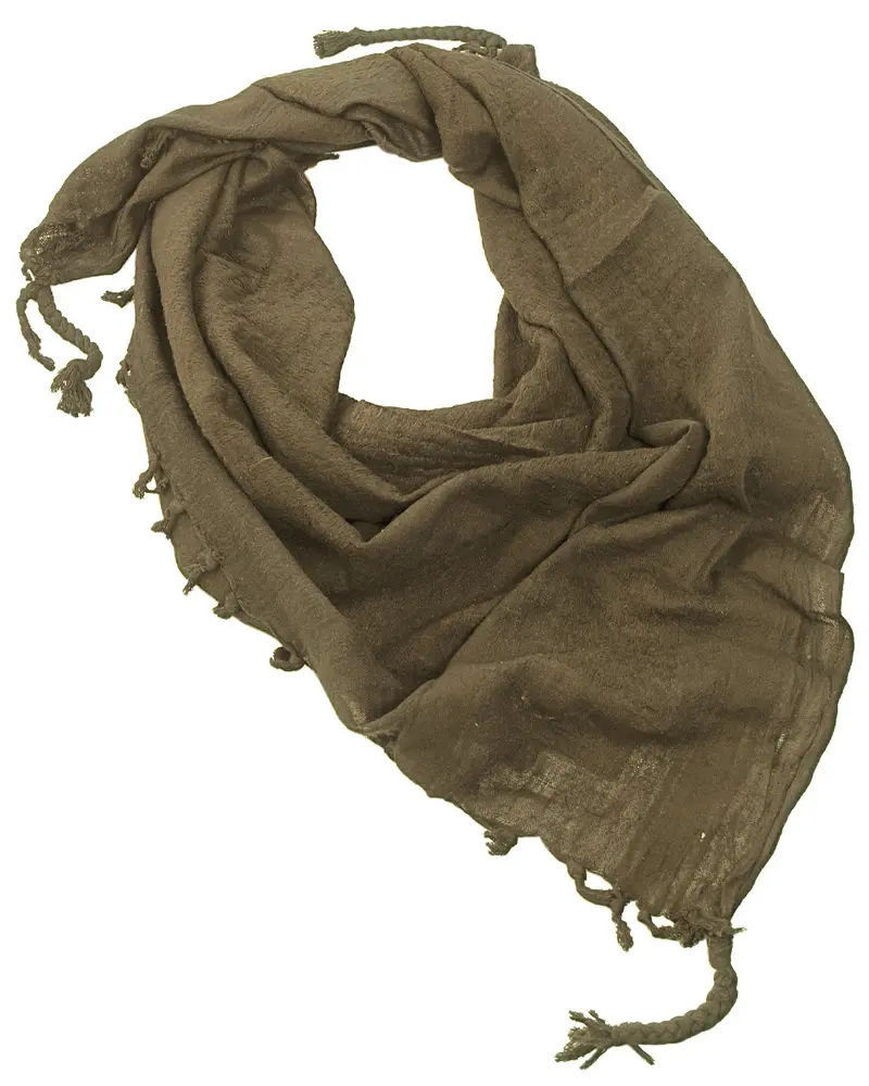 Mil-Tec Pañuelo Táctico Shemagh 110x110cm Verde Oliva - Kufiya Militar Unisex
