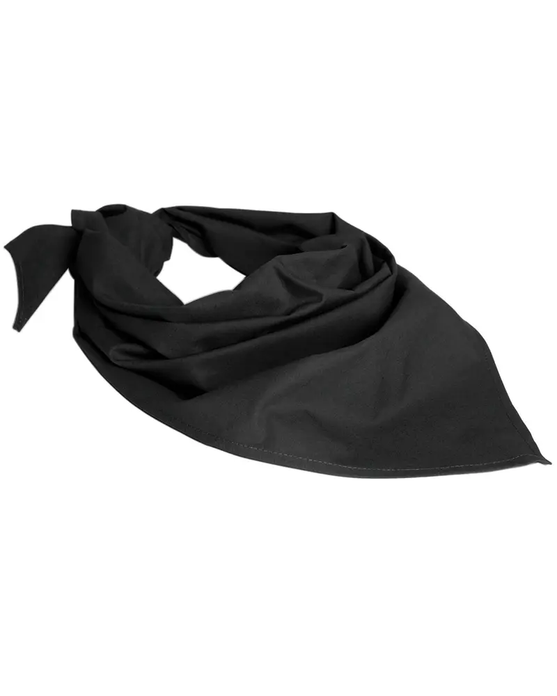 Mil-Tec Pañuelo Triangular Militar Negro - Bandana Táctica Original BW