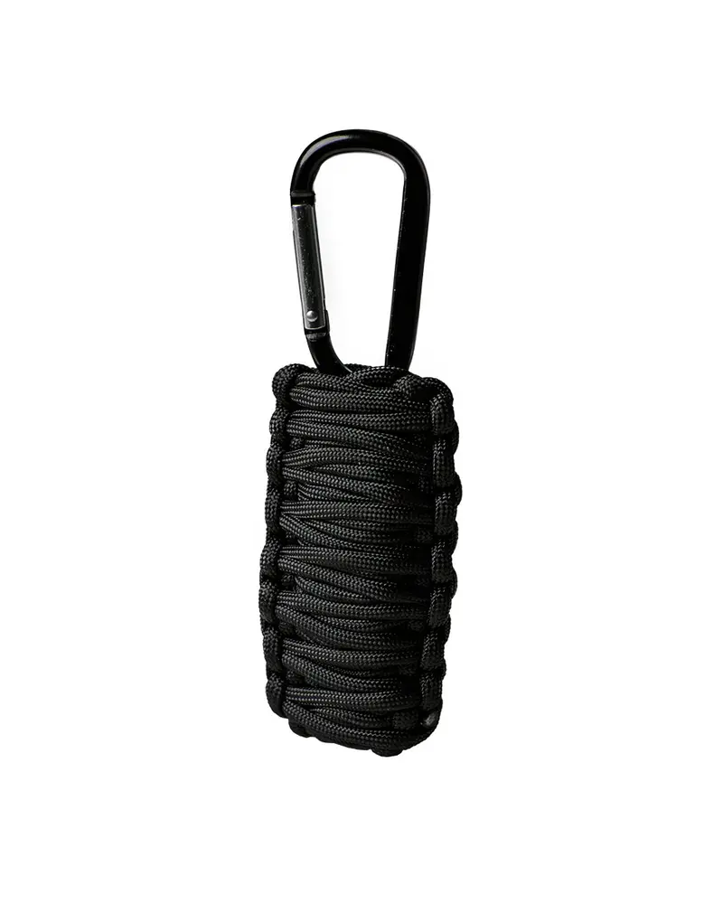 Mil-Tec Paracord Survival Kit Small Negro - Kit Supervivencia Ultraligero 42g