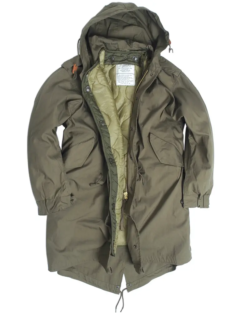 Mil-Tec Parka Shell M51 Militar Oliva con Capucha - Chaqueta Táctica Resistente