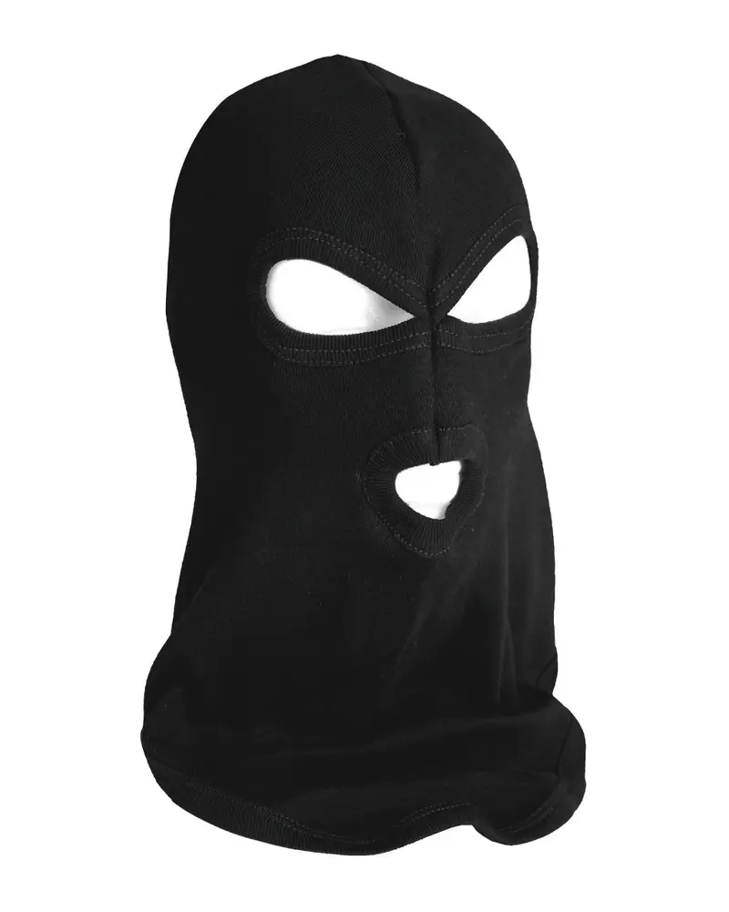 Mil-Tec Pasamontañas Balaclava 3 Agujeros Negro - Protección Integral Ultraligera