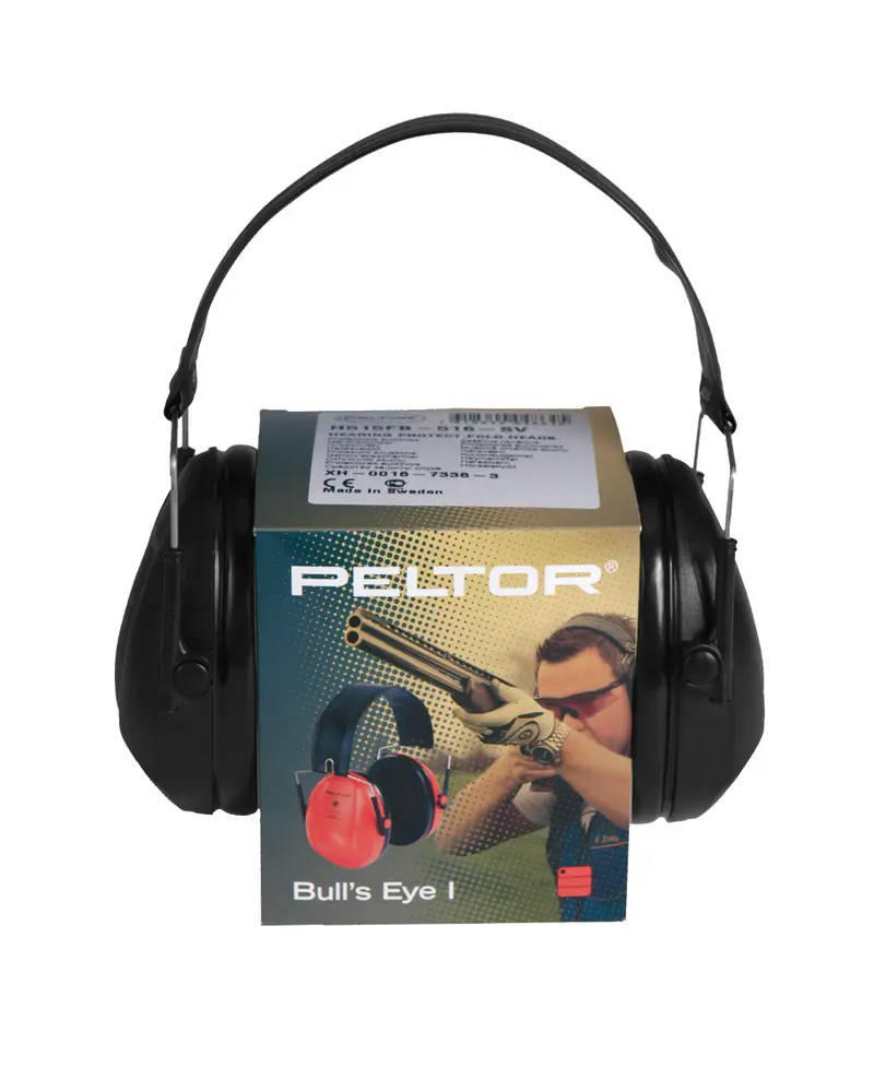 Mil-Tec Peltor Bull's Eye I - Protección Auditiva Profesional para Tiro Negro Ultraligera