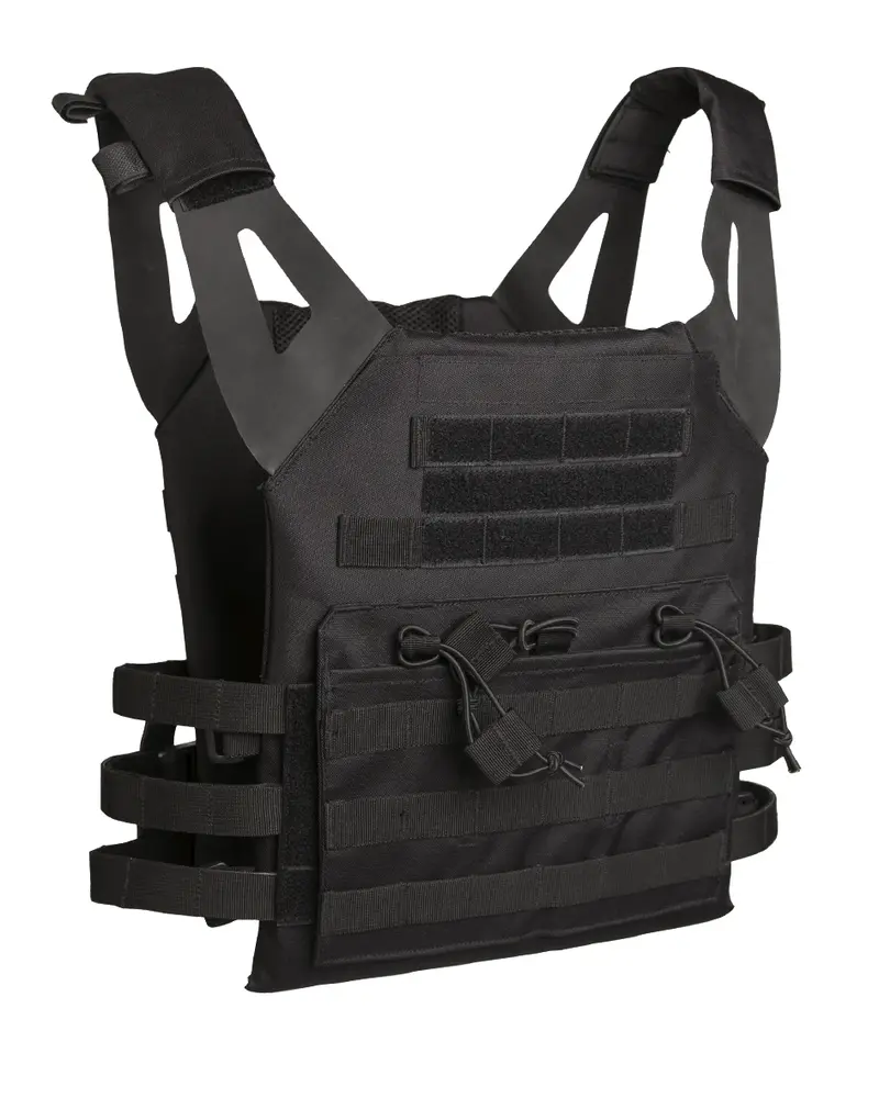 Mil-Tec Plate Carrier Weste Gen.II Negro - Chaleco Portaplacas Táctico Profesional