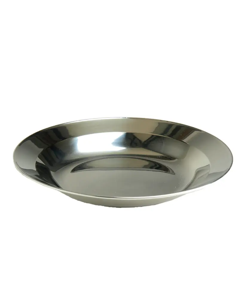 Mil-Tec Plato Hondo Acero Inoxidable 22 cm - Teller Tief Stainless Steel
