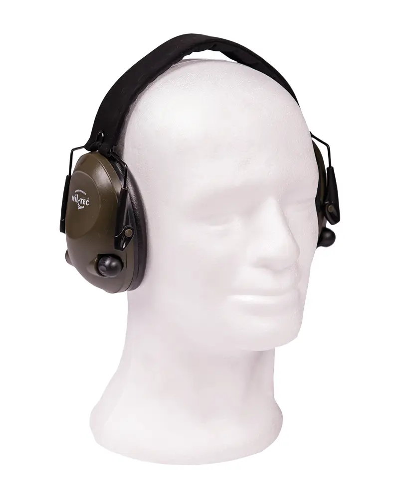 Mil-Tec Plus EED Protectores Auditivos Activos Electrónicos - Color Oliva