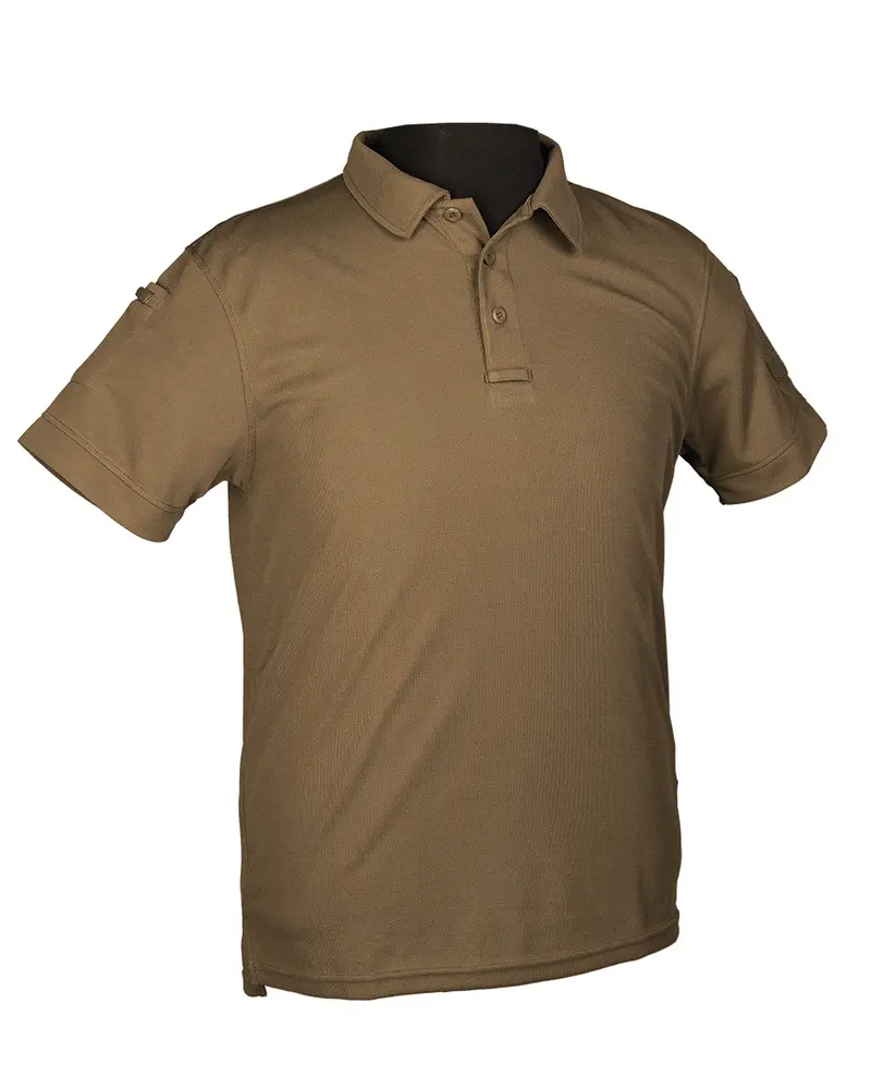 Mil-Tec Polo Táctico Quick Dry Manga Corta Verde Oliva - Secado Rápido
