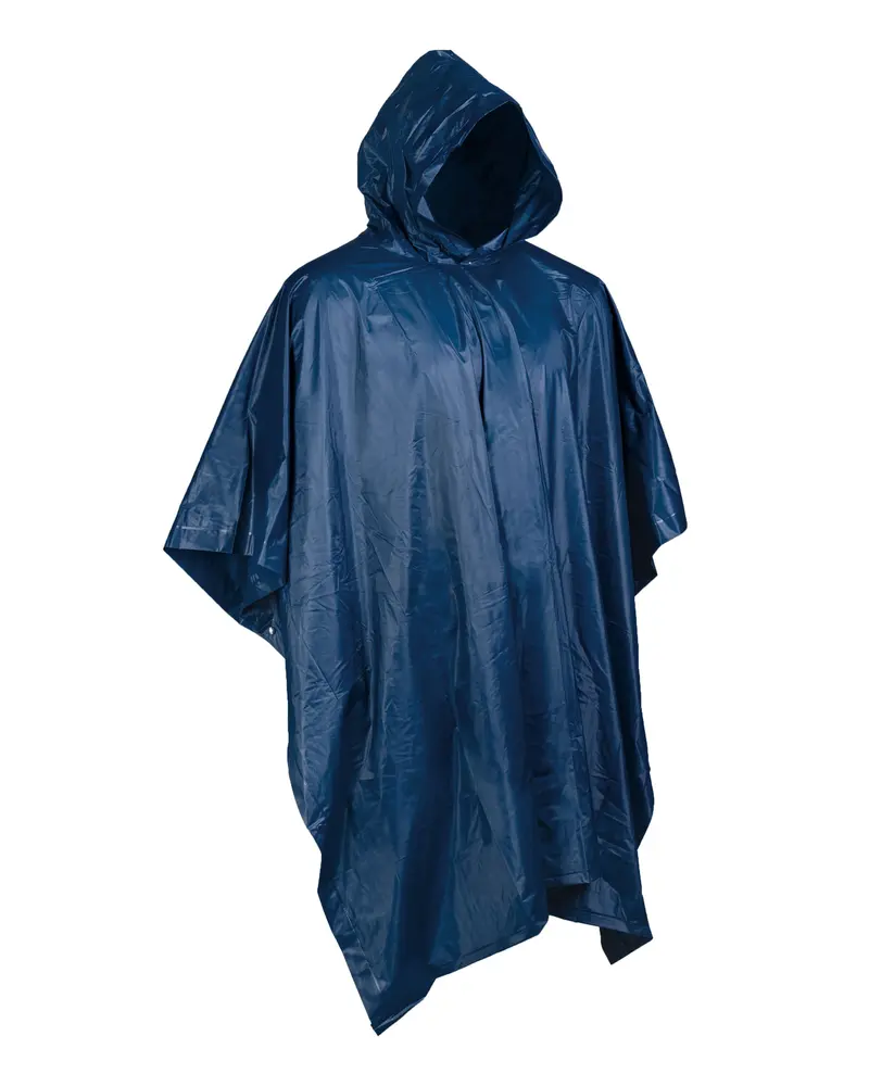 Mil-Tec Poncho DK.BLAU - Poncho Militar Resistente al Agua