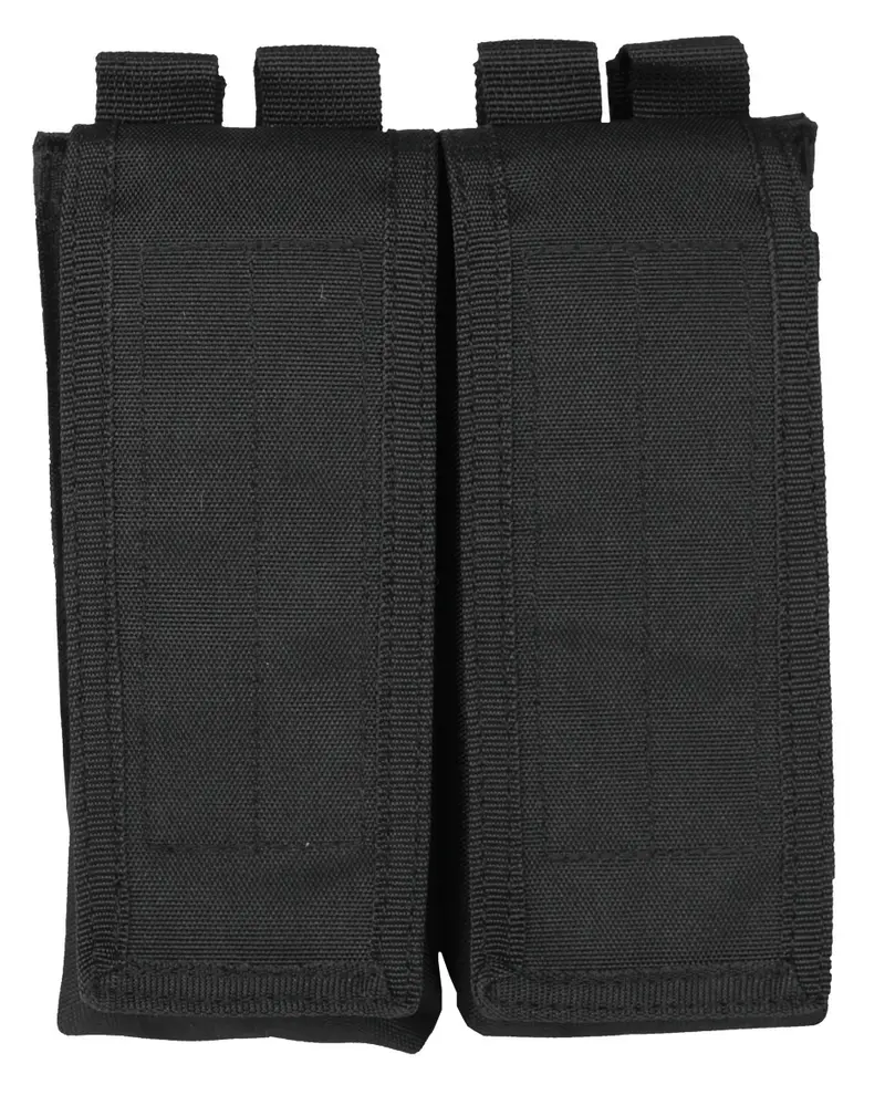 Mil-Tec Portacargadores Doble AK47 Negro Táctico MAG.TASCHE