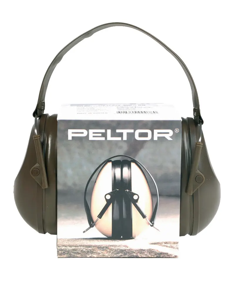 Mil-Tec Protección Auditiva Peltor Bull's Eye I Oliva - Cascos Protectores Oído