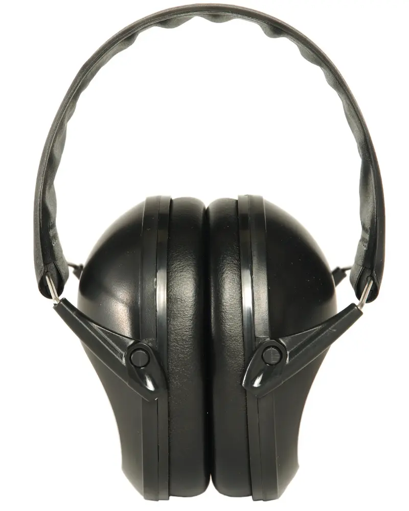 Mil-Tec Protección Auditiva Profesional Negro - Cascos Antiruido Ultraligeros