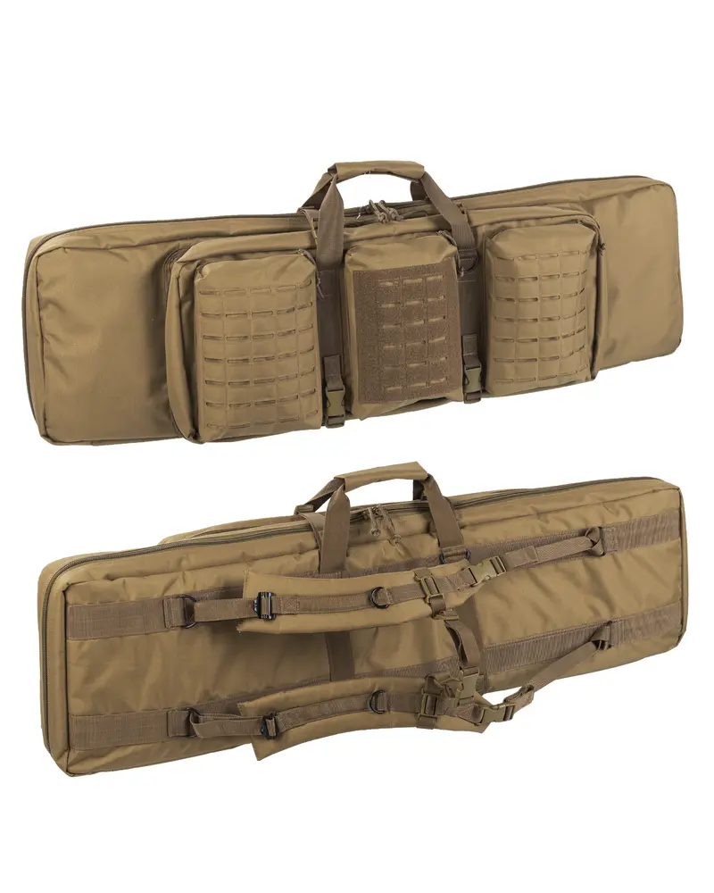 Mil-Tec Rifle Case Double Coyote - Funda Doble para Rifles Táctica