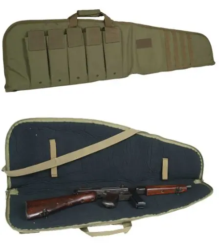 Mil-Tec Rifle Case - Funda Táctica con Correa 140 cm Verde Militar