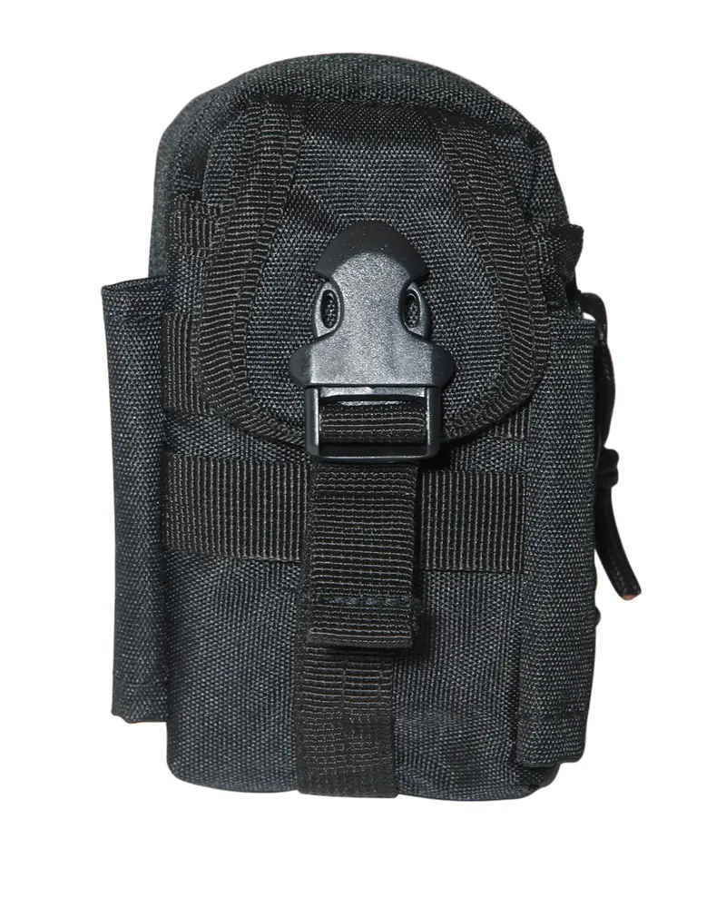 Mil-Tec Riñonera Táctica Negra - Bolsa de Combate Militar Resistente