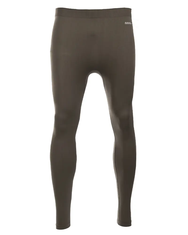 Mil-Tec Ropa Interior Larga Térmica Oliva Militar Transpirable Sports