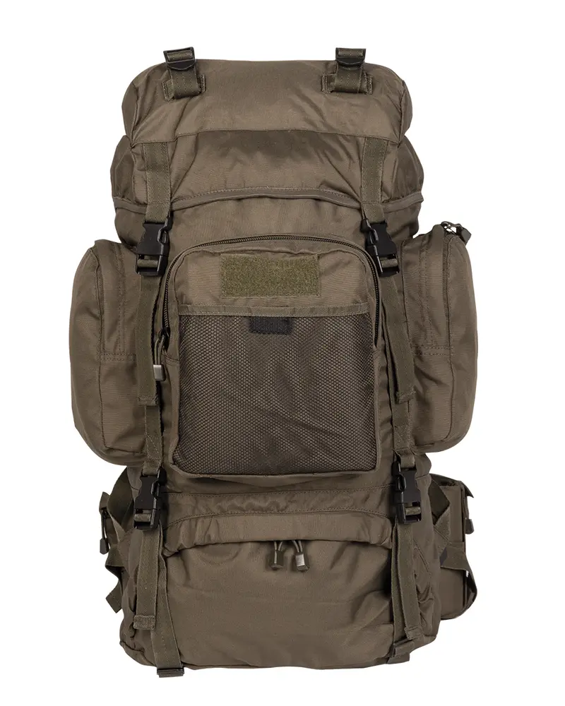 Mil-Tec Rucksack Commando 55 Litros - Mochila Táctica Militar Verde Oliva