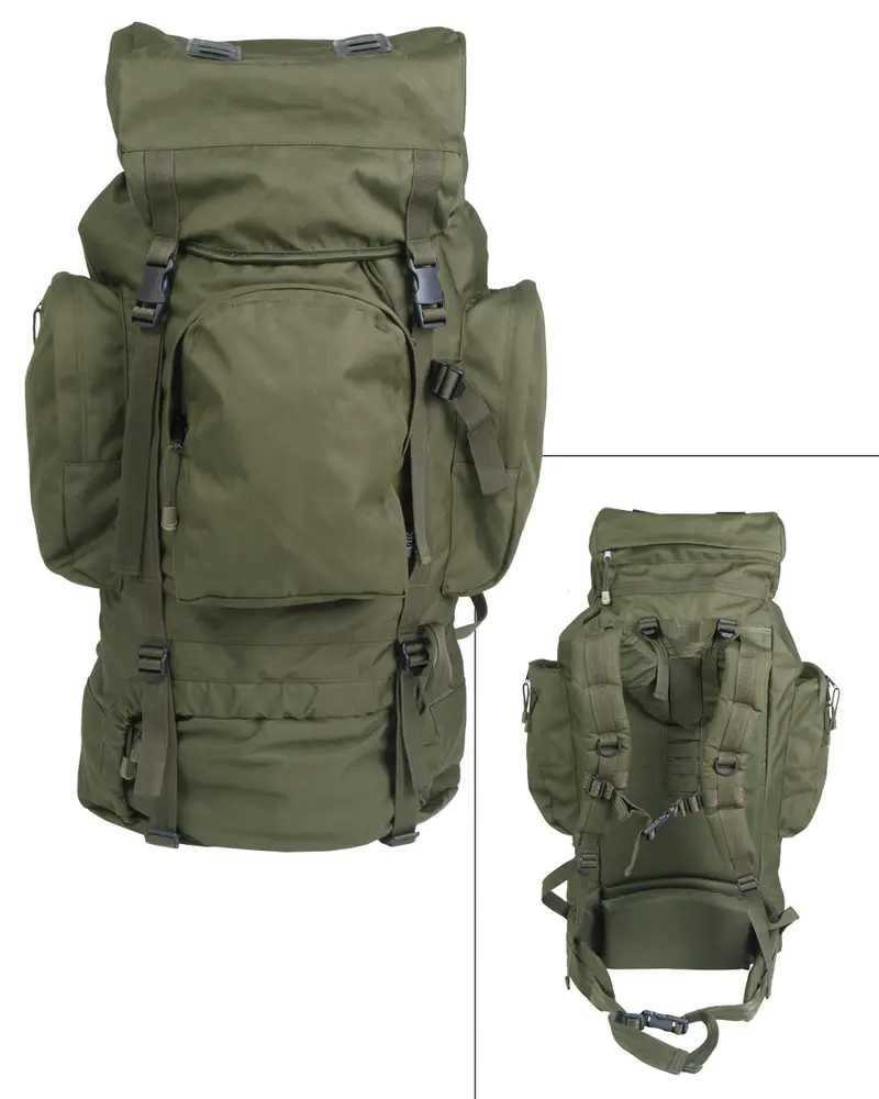 Mil-Tec Rucksack Recom 88 Litros - Mochila Táctica Militar Color Oliva