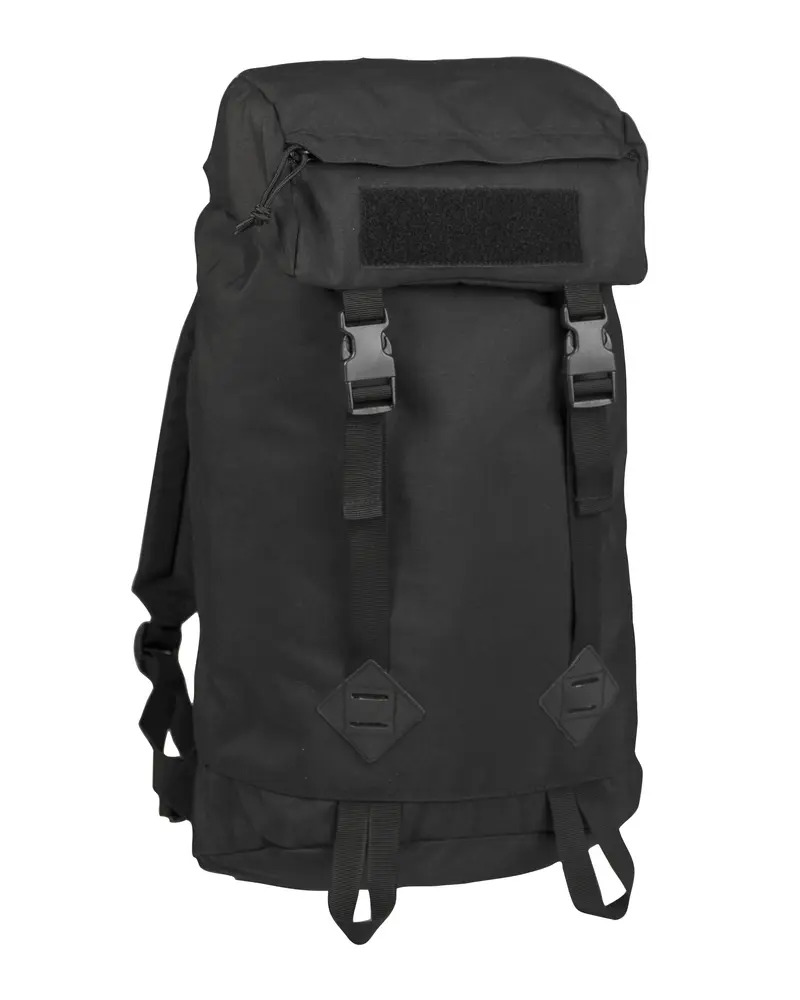 Mil-Tec Rucksack Walker 20L - Mochila Táctica Negra para Senderismo y Actividades al Aire Libre