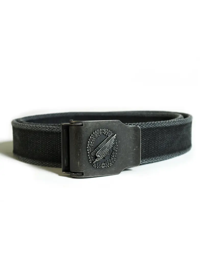 Mil-Tec Safety Belt Para Schwarz - Cinturón Táctico Negro para Actividades al Aire Libre