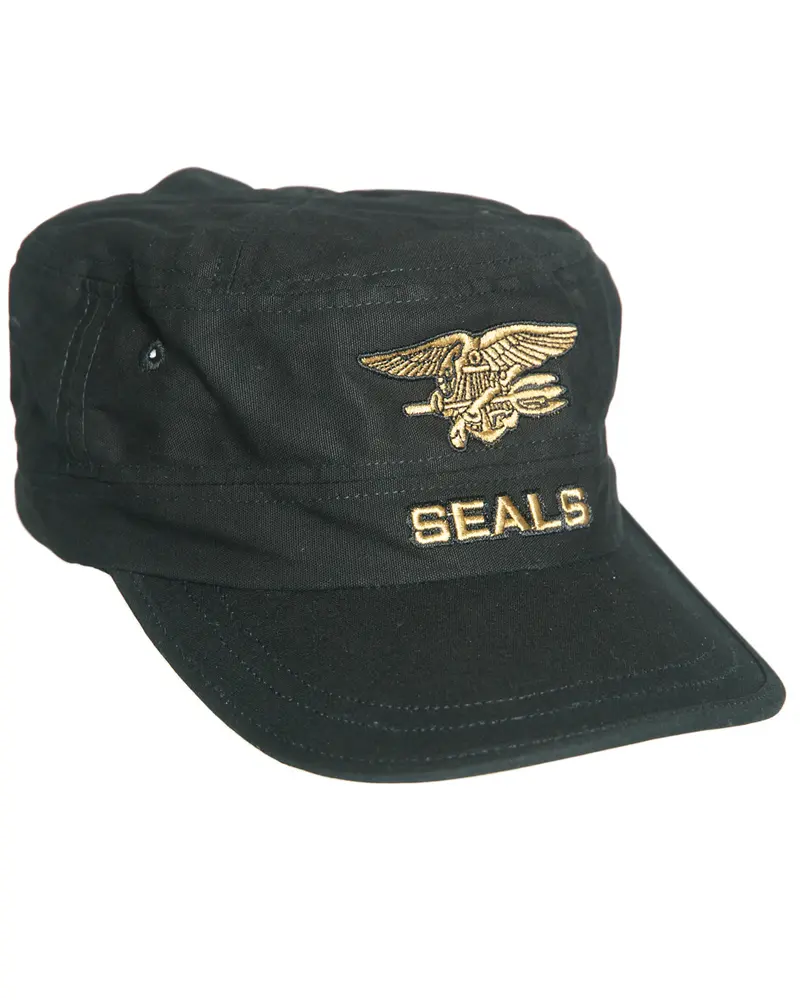 Mil-Tec Seals Cap Schwarz - Gorra Táctica Militar Negra