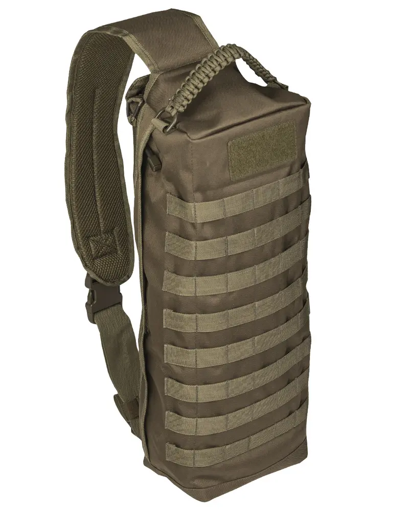 Mil-Tec Sling Bag Tanker Oliv - Mochila Táctica Militar Verde Oliva