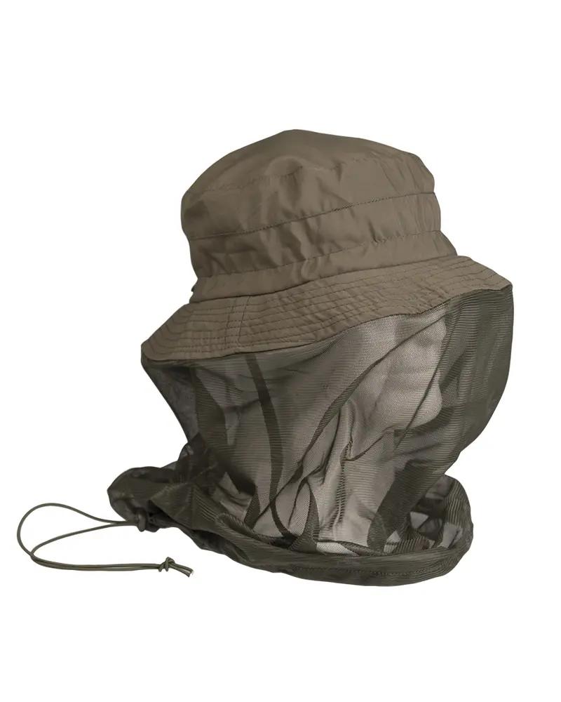 Mil-Tec Sombrero de Selva con Mosquitera Integrada Verde Oliva Talla Única