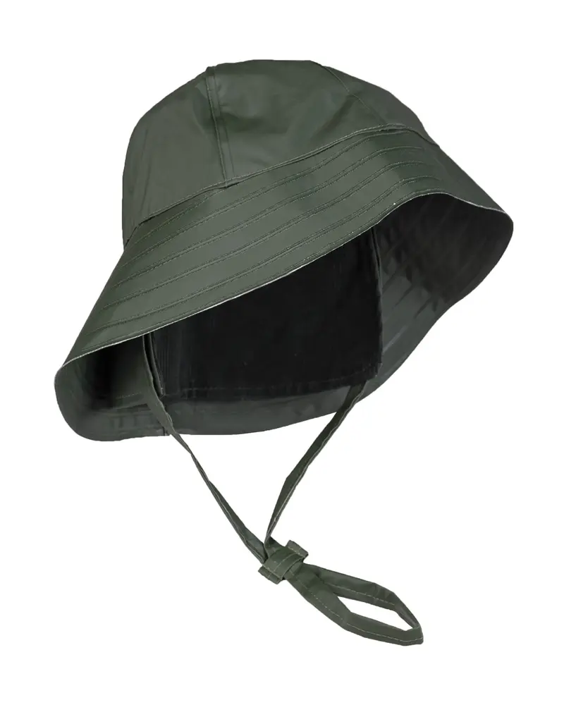 Mil-Tec Sombrero Impermeable Südwester Oliva - Protección Total Lluvia y Viento