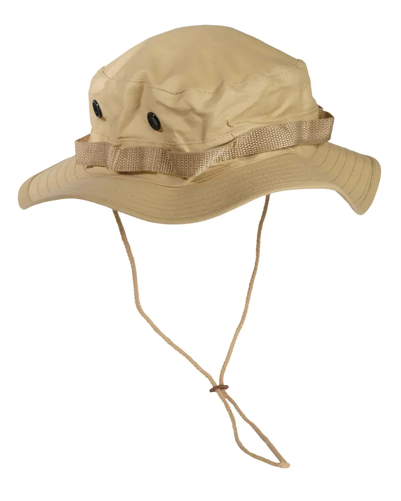 Mil-Tec Sombrero Jungla Tipo US Khaki - Gorra Militar Táctica