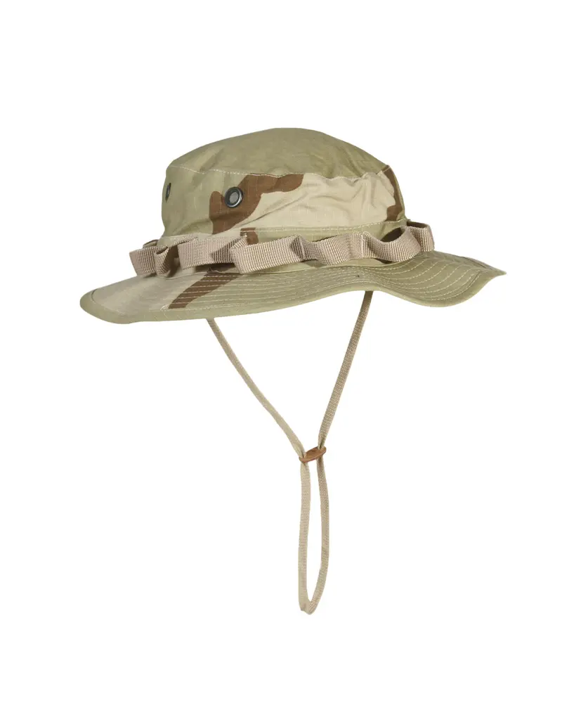 Mil-Tec Sombrero Militar Jungle Hat 3 Colores Desert - Gorra Táctica Camuflaje