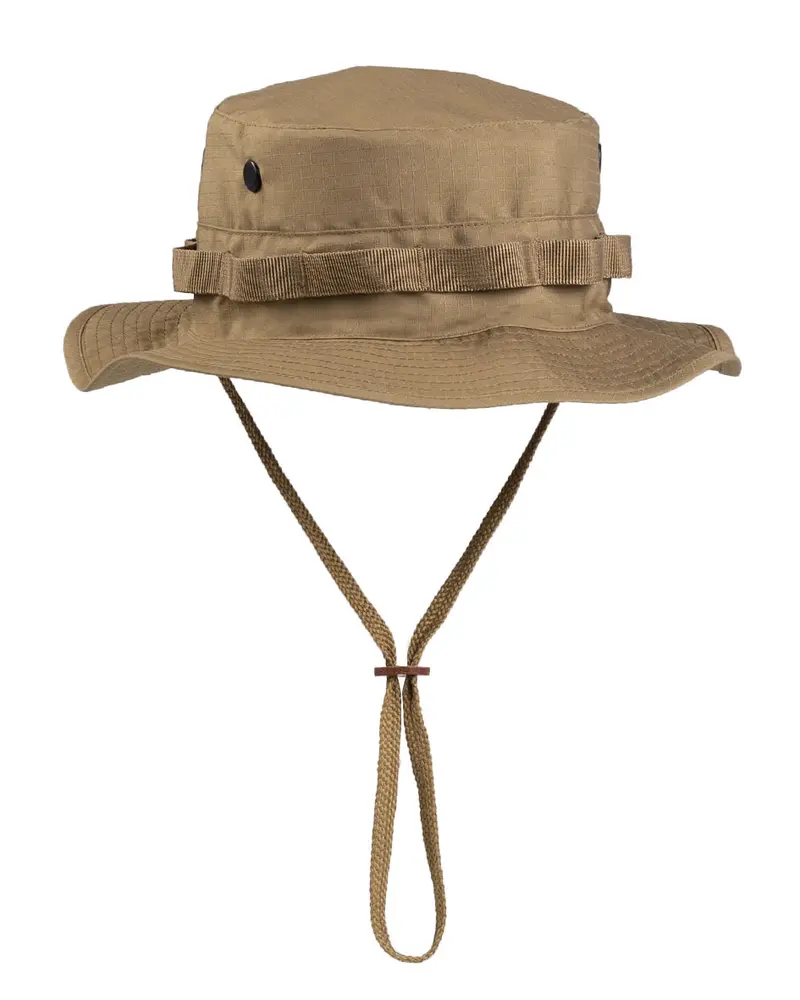 Mil-Tec Sombrero Militar Jungle Hat Coyote - Gorro Táctico Unisex