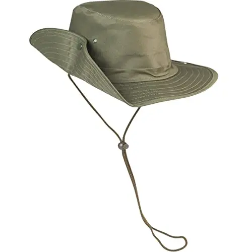 Mil-Tec Sombrero Militar Verde Oliva Talla L - Protección Solar Táctica Outdoor