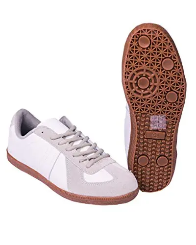 Mil-Tec Sportschuhe Halle BW Style - Zapatillas Deportivas Militares Blancas