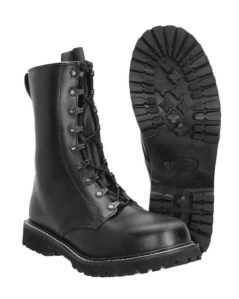Mil-Tec Springerstiefel Botas Militares con Puntera de Acero para Hombre
