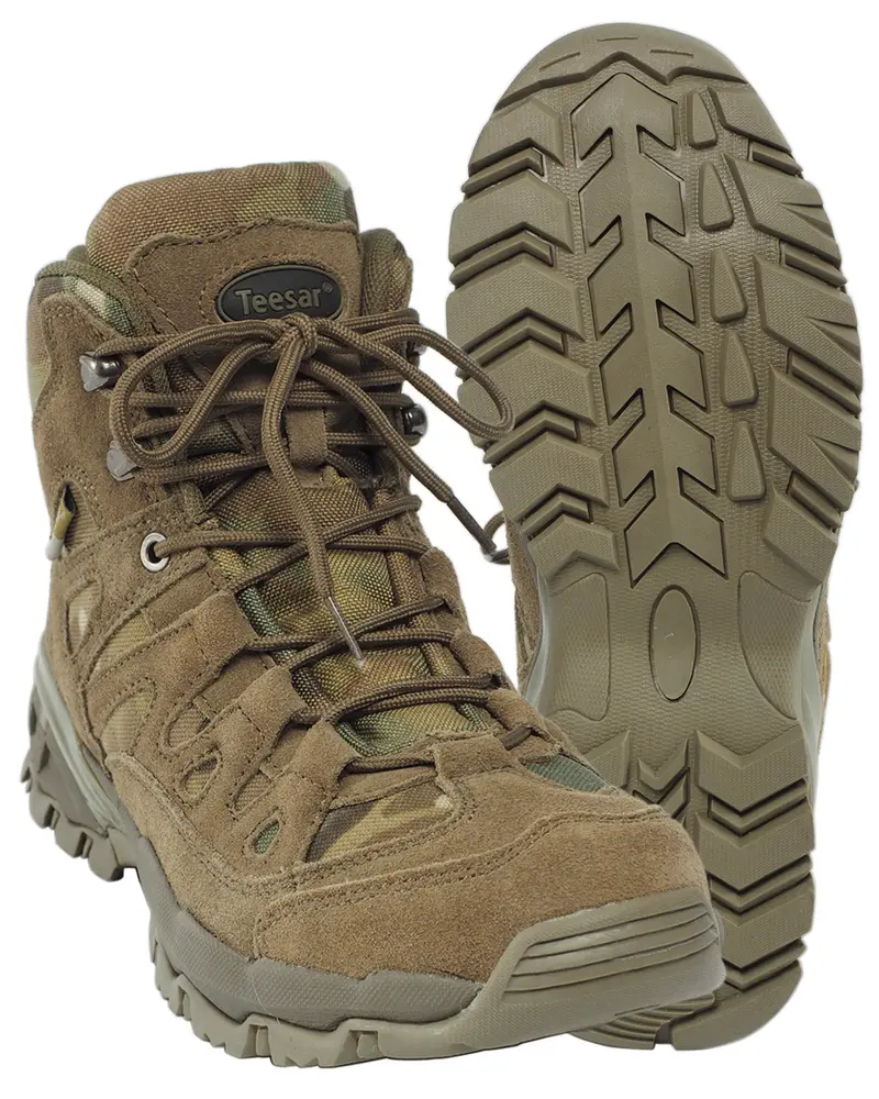 Mil-Tec Squad Stiefel 5 Inch Multicam - Botas Tácticas Militares Camuflaje